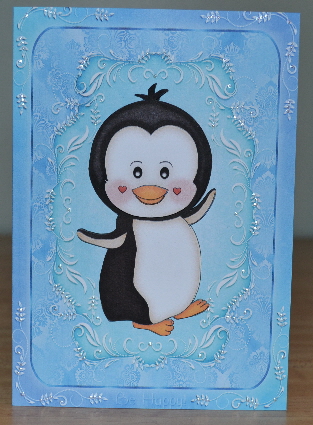 Wee Ones Penguin, A5 Step by Step Card Featured Gallery Photo
