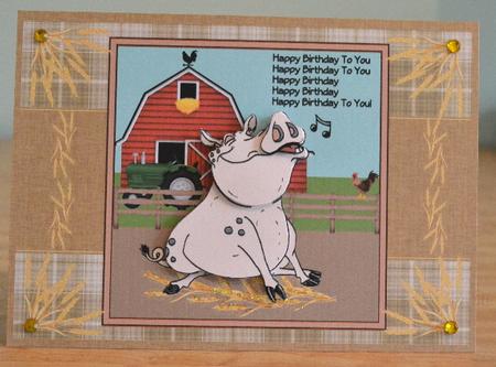 Singing Piggy by Debbie Knechtel