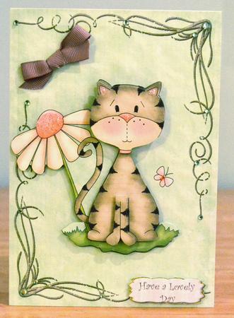 Katz 3, A5 Step by Step Card by Debbie Knechtel