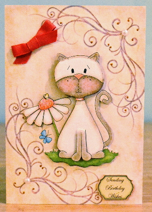 Katz 1, A5 Step by Step Card by Debbie Knechtel