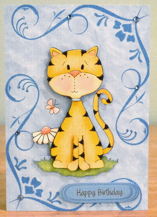 Katz 5, A5 Step by Step Card by Debbie Knechtel