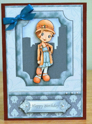 20's Style Cute Shopper Topper & Decoupage by Debbie Knechtel