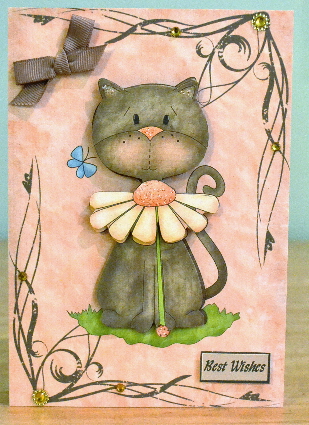 Katz 2, A5 Step by Step Card by Debbie Knechtel