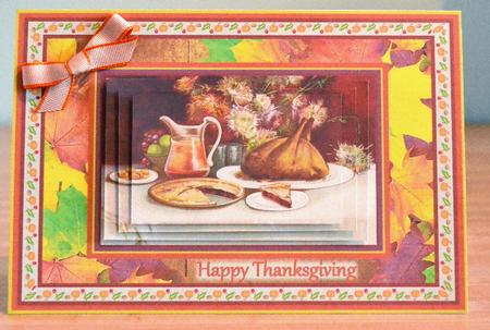 Thanksgiving Dinner Table by Debbie Knechtel