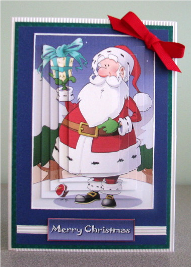 Santa Dude Pyramid. by Debbie Knechtel