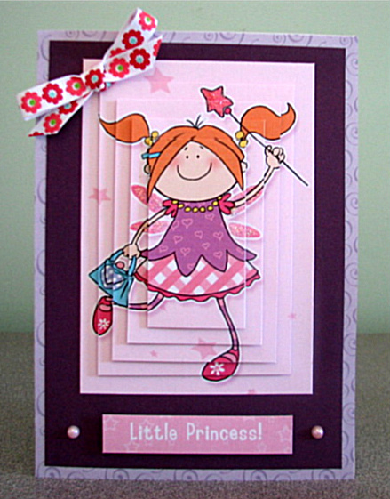 Pink Princess Poppy Pyramid. by Debbie Knechtel
