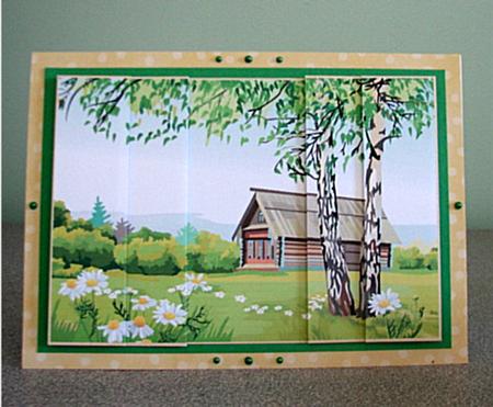 Daisies in the Sunny Meadow Side Stacker by Debbie Knechtel