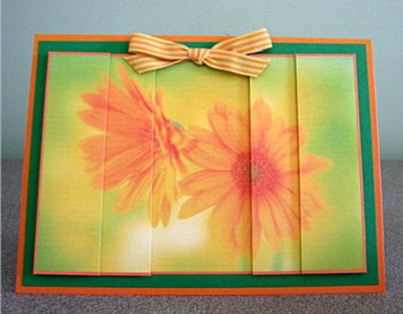 Gorgeous Orange Gerberas Side Stacker by Debbie Knechtel