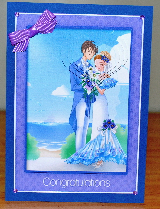 Wedding Day Heart Pyramid by Debbie Knechtel