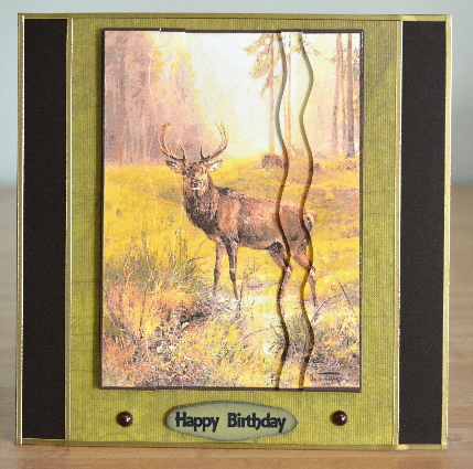 Large Buck by Water by Debbie Knechtel