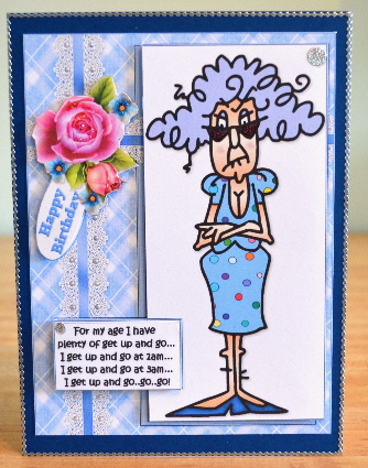 Stella Has Get Up and Go Quick Card by Debbie Knechtel