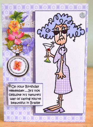 Stella Says You're Beautiful Quick Card by Debbie Knechtel