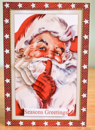 Slinking Santa Splendid Pyramid by Debbie Knechtel