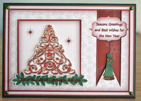 Fancy Christmas Tree Qs by Debbie Knechtel