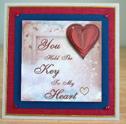 Key to My Heart Topper , Insert & Layers by Debbie Knechtel