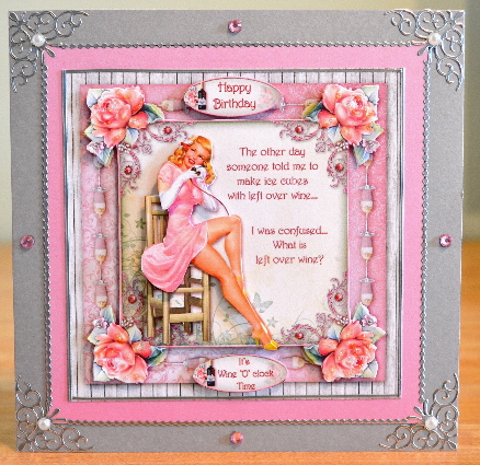 Wine 'o' Clock by Debbie Knechtel