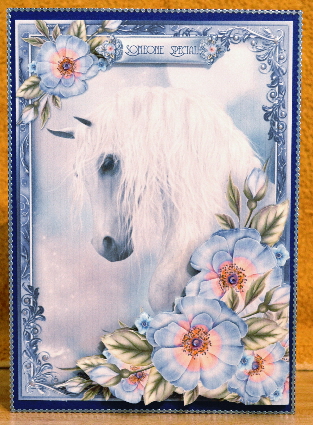 Fantasy Moonlit Horse by Debbie Knechtel