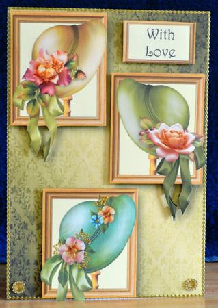 Vintage Millinery Frame Trio by Debbie Knechtel