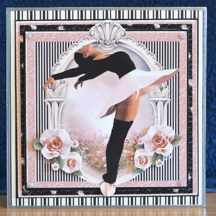 The Beautiful Dancer Card Front Kit by Debbie Knechtel
