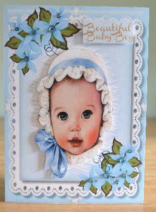 A Beautiful Baby Boy  by Debbie Knechtel