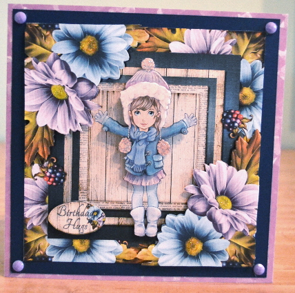 Cardtopper Birthday Hugs 650 by Debbie Knechtel