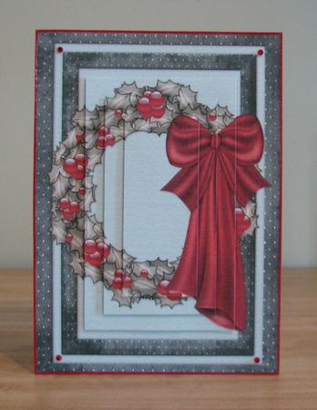 Christmas Wreath 2 by Debbie Knechtel