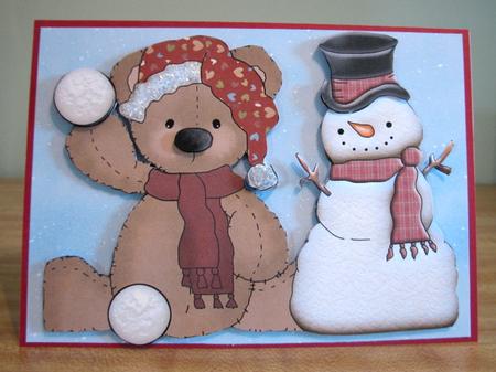 Snow Buddies Christmas Over the Edge by Debbie Knechtel