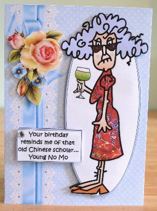 Stella Knows a Chinese Scholar Quick Card by Debbie Knechtel