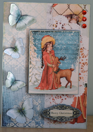 Cardtopper with Matching Envelope My Deer 720 by Debbie Knechtel