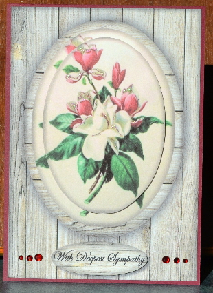 Vintage Sympathy Magnolias by Debbie Knechtel