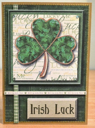 A5 Irish Luck Decoupage Kit + Insert by Debbie Knechtel
