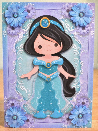 Beautiful Blue Princess by Debbie Knechtel
