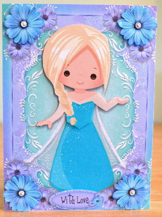 Beautiful Blue Ice Queen by Debbie Knechtel