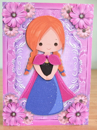 Beautiful Pink & Blue Princess by Debbie Knechtel