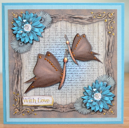 Vintage Butterflies Mini Kit by Debbie Knechtel