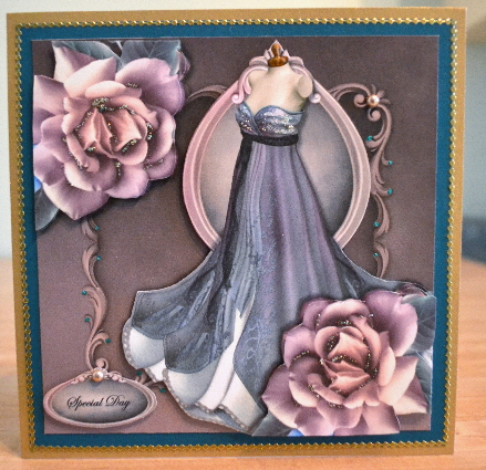 Beautiful Dress & Roses Mini Kit by Debbie Knechtel