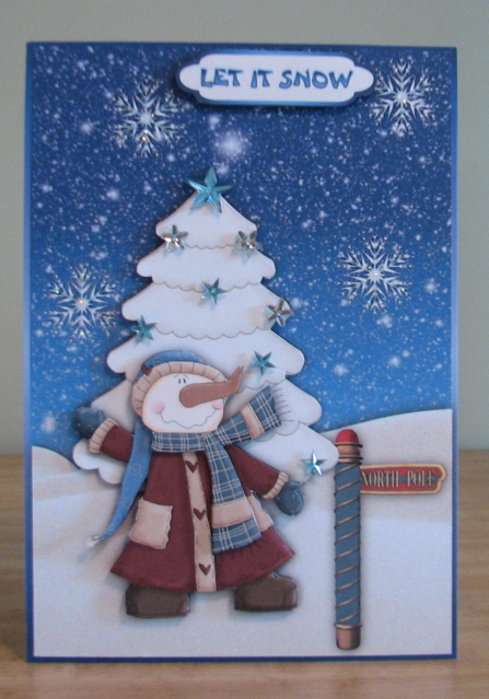 Snow Much Fun! - Card Front and Step by Step by Debbie Knechtel