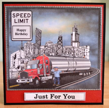 Speed Limit Tanker Truck Mini Kit by Debbie Knechtel