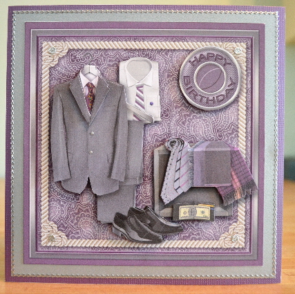 Clothes for Males 8in x 8in Decoupage Mini Kit by Debbie Knechtel