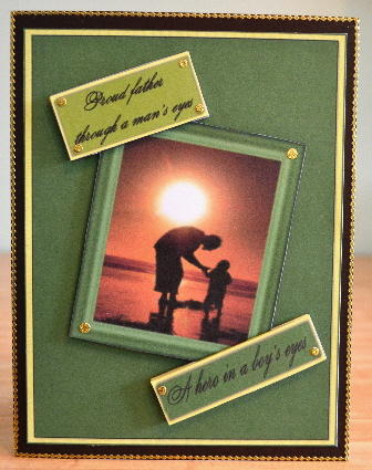 The Proud Father Fathers Day by Debbie Knechtel