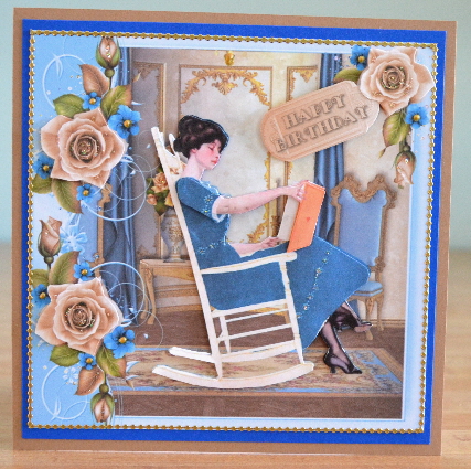 The Reading Room Art Deco Lady Mini Kit by Debbie Knechtel