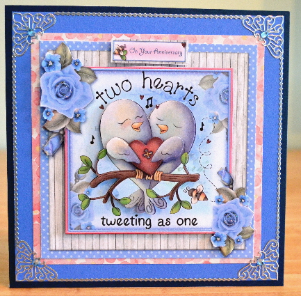 Two Hearts Tweeting as One by Debbie Knechtel