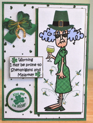 Stella is Prone to Shenanigans Quick Card by Debbie Knechtel