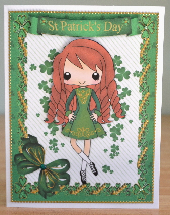 St Patricks Day Dancer by Debbie Knechtel