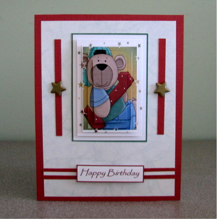 Teddy 1 Pyramid by Debbie Knechtel