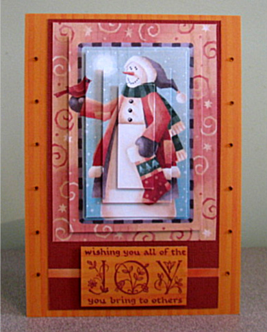 Happy Snowman Pyramid by Debbie Knechtel