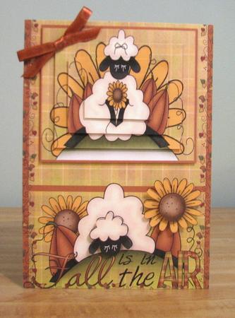 Fall is in the Air Pyramid by Debbie Knechtel