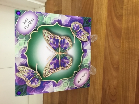 Art Nouveau Butterflies 9 by DEBBIE LEIGHTON