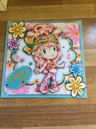 8x8 Mini Kit , Miss Groovy Girl  by DEBBIE LEIGHTON