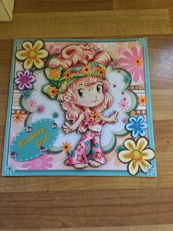 8x8 Mini Kit , Miss Groovy Girl  by DEBBIE LEIGHTON